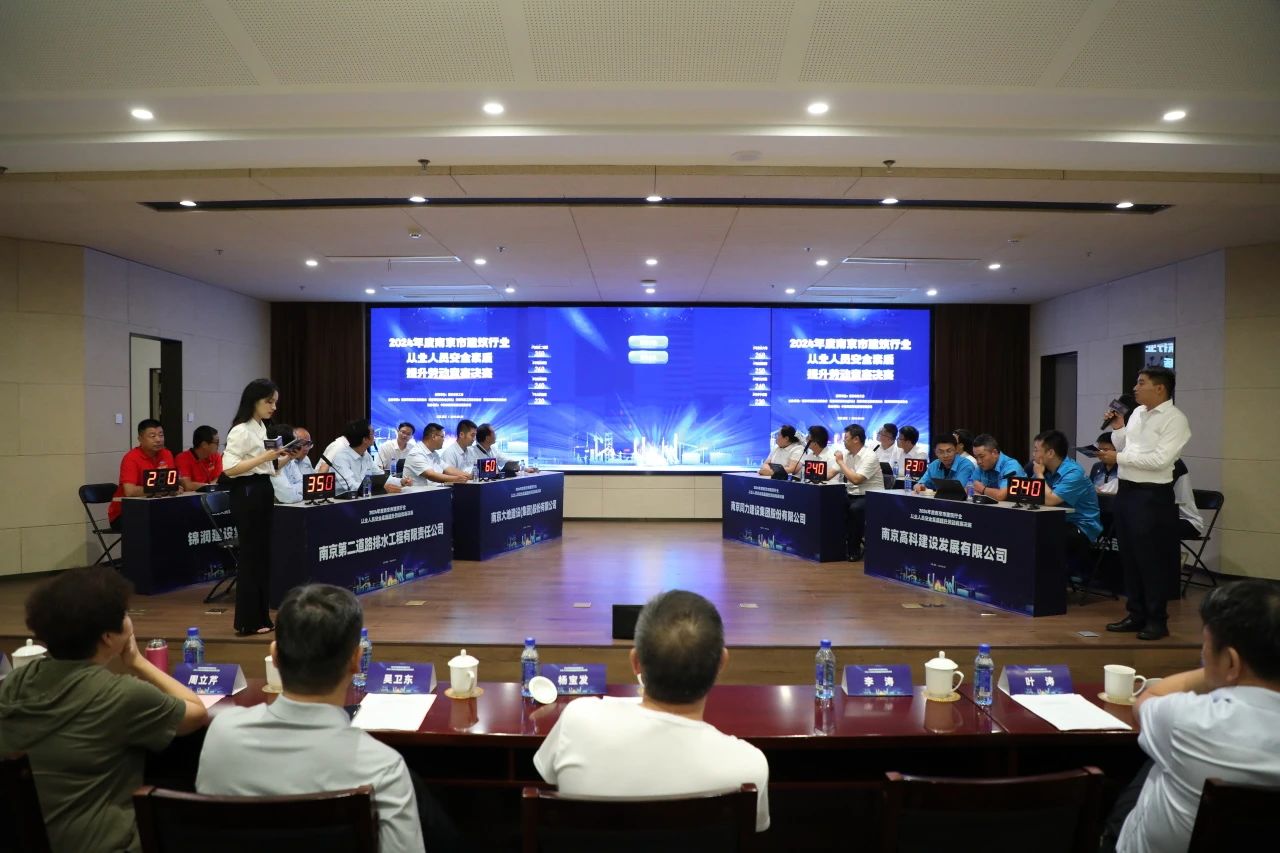 2024年度南京市建筑行業(yè)從業(yè)人員安全素質(zhì)提升勞動(dòng)競(jìng)賽圓滿(mǎn)完賽